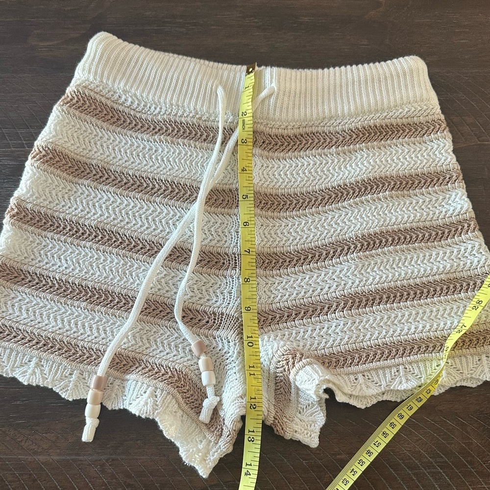 Knit Women Summer Beach Shorts - Picture 2 of 6